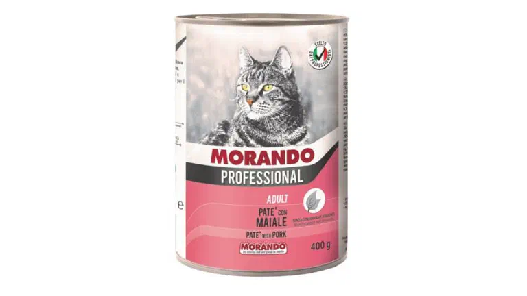 Lon pate Morando Professional Adult vị thịt heo loại 400g